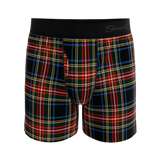 The Cappuccino | Holiday Tartan Plaid Boxers - Shinesty - Flyclothing LLC