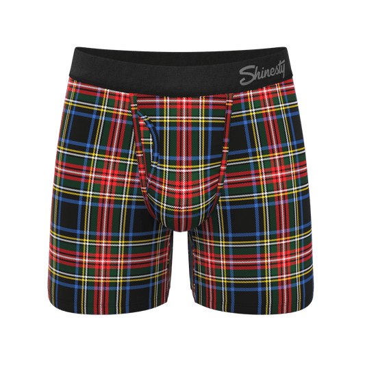 The Cappuccino | Holiday Tartan Plaid Ball Hammock® Magnum Big Pouch Underwear - Shinesty - Flyclothing LLC