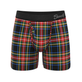 The Cappuccino | Holiday Tartan Plaid Ball Hammock® Magnum Big Pouch Underwear