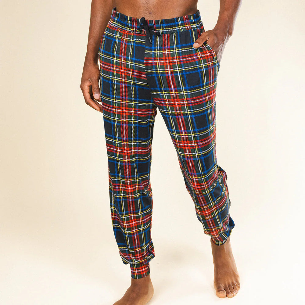 The Cappuccino | Holiday Tartan Plaid SleepDeep™ Men’s Pajama Joggers - Shinesty - Flyclothing LLC