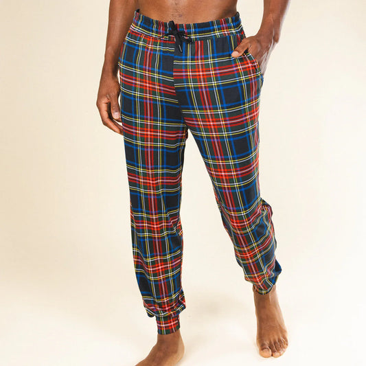 The Cappuccino | Holiday Tartan Plaid SleepDeep™ Men’s Pajama Joggers - Shinesty - Flyclothing LLC