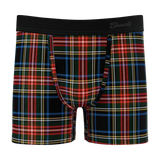 The Cappuccino | Holiday Tartan Plaid Boy's Boxer Briefs - Shinesty - Flyclothing LLC