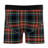 The Cappuccino | Holiday Tartan Plaid Boy's Boxer Briefs - Shinesty - Flyclothing LLC