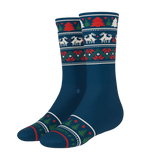 The Caribou Lous | Christmas Deer Heel Hammock™ Crew Socks - Shinesty - Flyclothing LLC