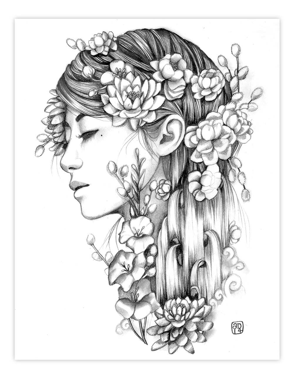 Black Market Art Company Cascade Print - Black Market Art Company - Flyclothing LLC