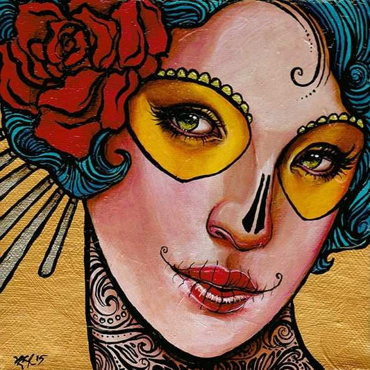 Black Market Art Company Catrina II Print - Black Market Art Company - Flyclothing LLC