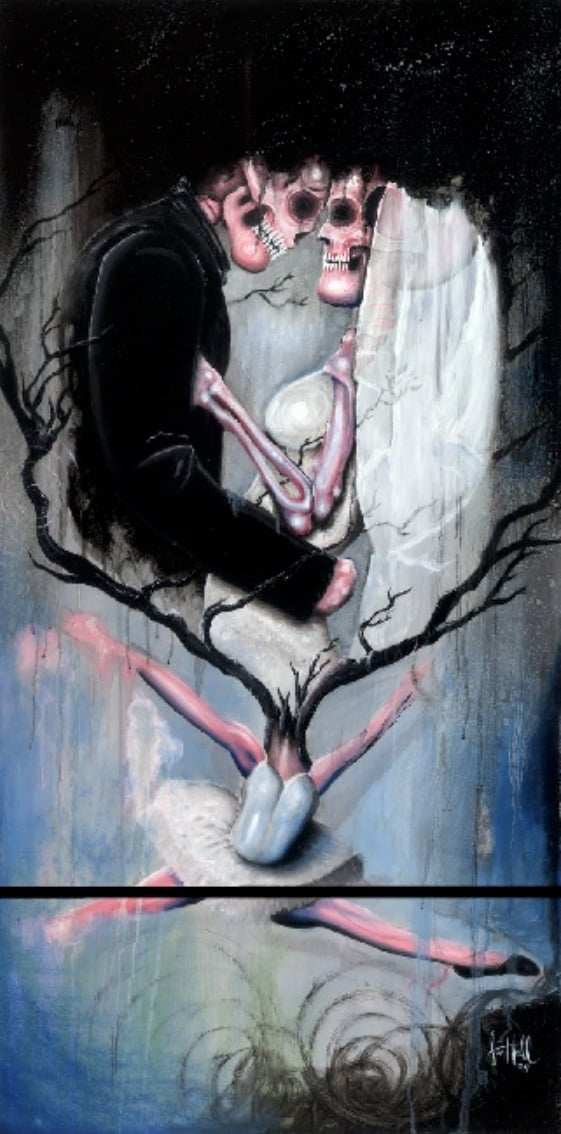 Black Market Art Company Celebrating Black Hallows Print - Black Market Art Company - Flyclothing LLC