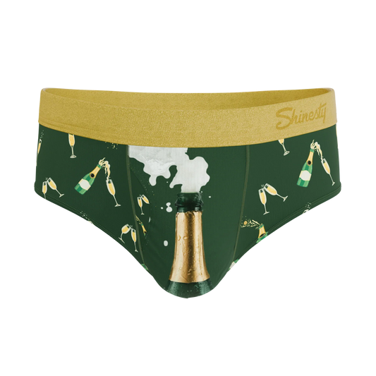 The Champagne Showers | New Years Ball Hammock® Pouch Underwear Briefs - Shinesty - Flyclothing LLC