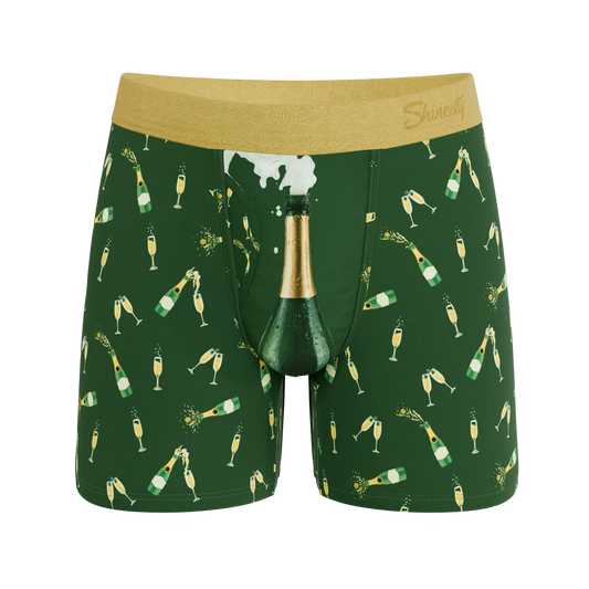 The Champagne Showers | New Years Ball Hammock® Pouch Underwear With Fly - Shinesty - Flyclothing LLC