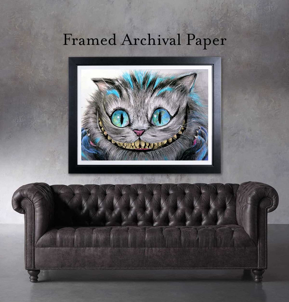 Black Market Art Company Cheshire Cat Print - Black Market Art Company - Flyclothing LLC