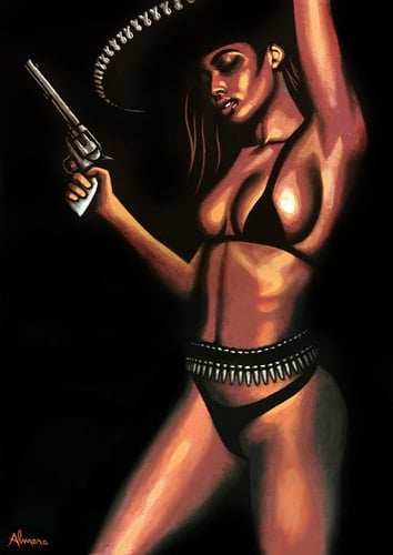 Black Market Art Company Chica Sabrosa Print - Black Market Art Company - Flyclothing LLC