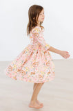 Chicks & Bunnies Ruffle Twirl Dress - Mila & Rose ® - Flyclothing LLC
