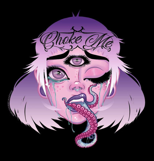 Black Market Art Company Choke Me Print - Black Market Art Company - Flyclothing LLC