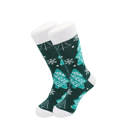 Christmas Tree Holiday Socks - Comfy Cotton for Men & Women - Real Sic - Flyclothing LLC