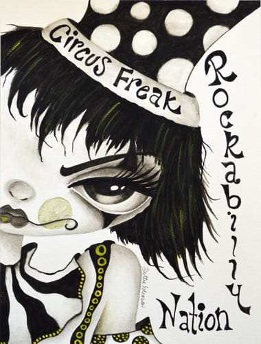 Black Market Art Company Circus Freak Print - Black Market Art Company - Flyclothing LLC