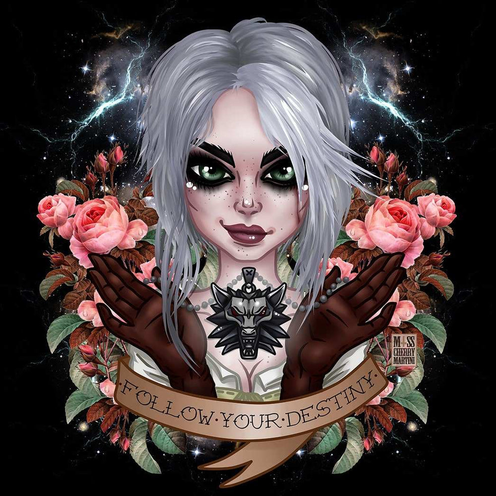 Black Market Art Company Ciri Print - Black Market Art Company - Flyclothing LLC