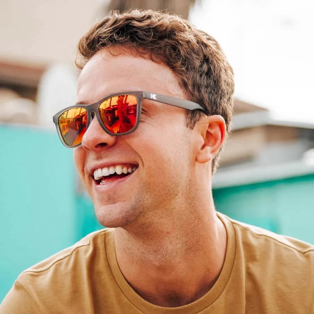 Frosted Grey / Red Sunset Classics - Knockaround - Flyclothing LLC