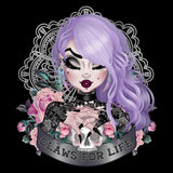 Black Market Art Company Claws for Life & Purple Print - Black Market Art Company - Flyclothing LLC