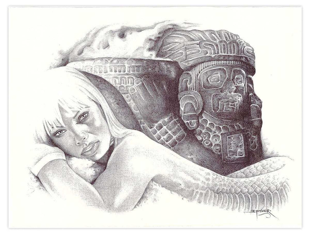 Black Market Art Company Coatlicue Print - Black Market Art Company - Flyclothing LLC