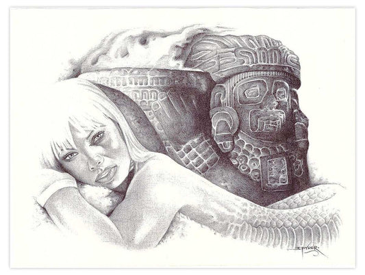 Black Market Art Company Coatlicue Print - Black Market Art Company - Flyclothing LLC