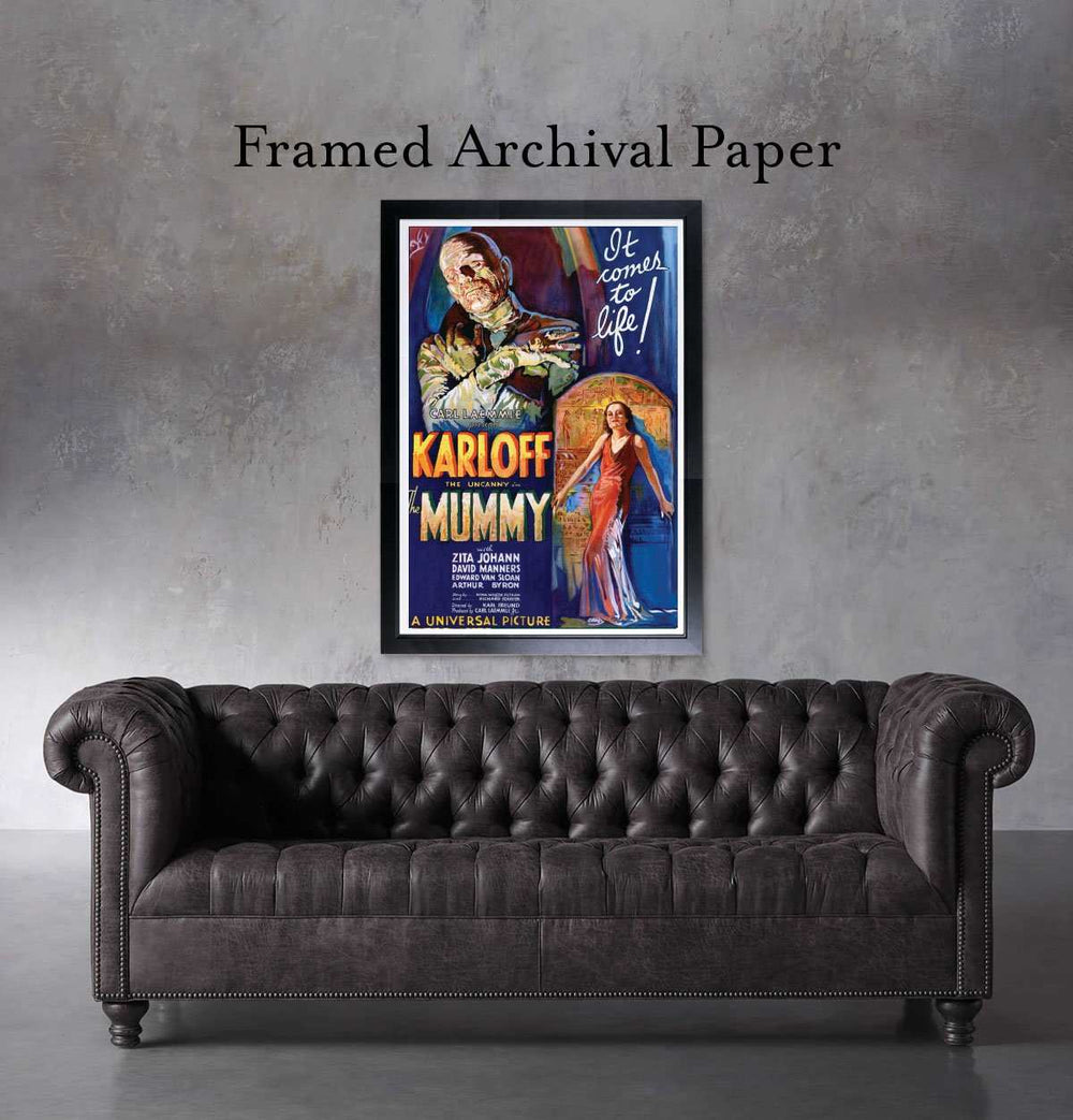 Black Market Art Company Comes to Life & Mummy Movie Poster Print - Black Market Art Company - Flyclothing LLC