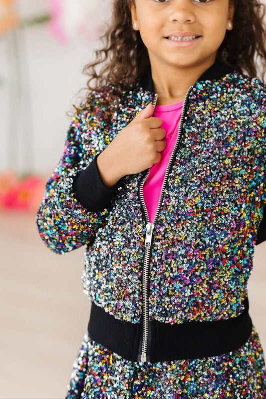 SALE Confetti Sequin Jacket - Mila & Rose ® - Flyclothing LLC