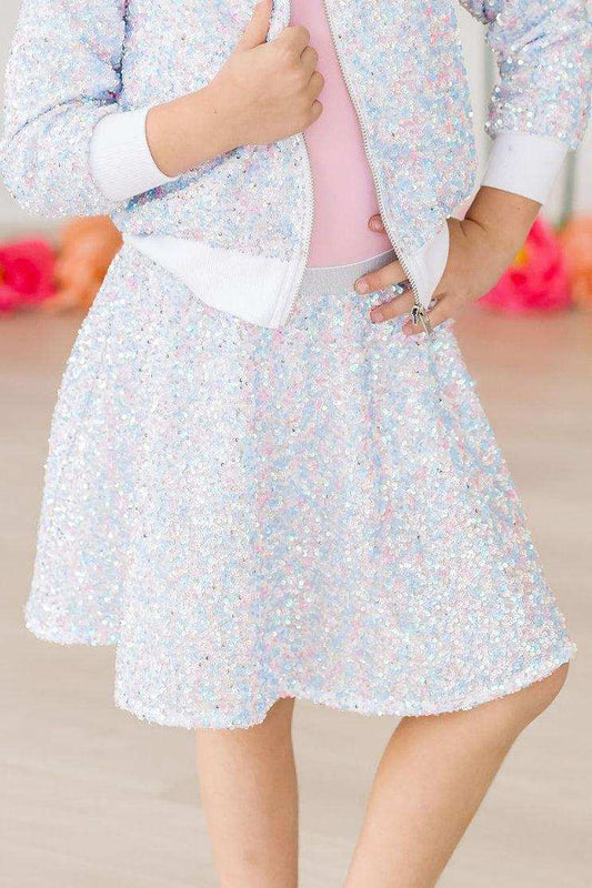 Cotton Candy Sequin Twirl Skort - Mila & Rose ® - Flyclothing LLC