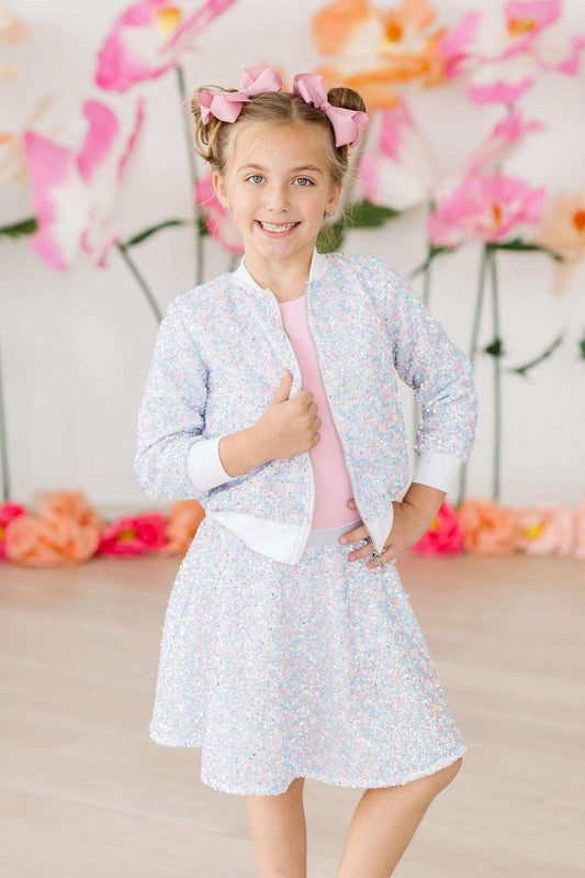 Cotton Candy Sequin Jacket - Mila & Rose ® - Flyclothing LLC