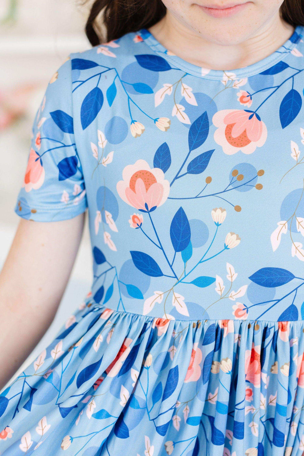 Country Blooms S/S Pocket Twirl Dress - Mila & Rose ® - Flyclothing LLC