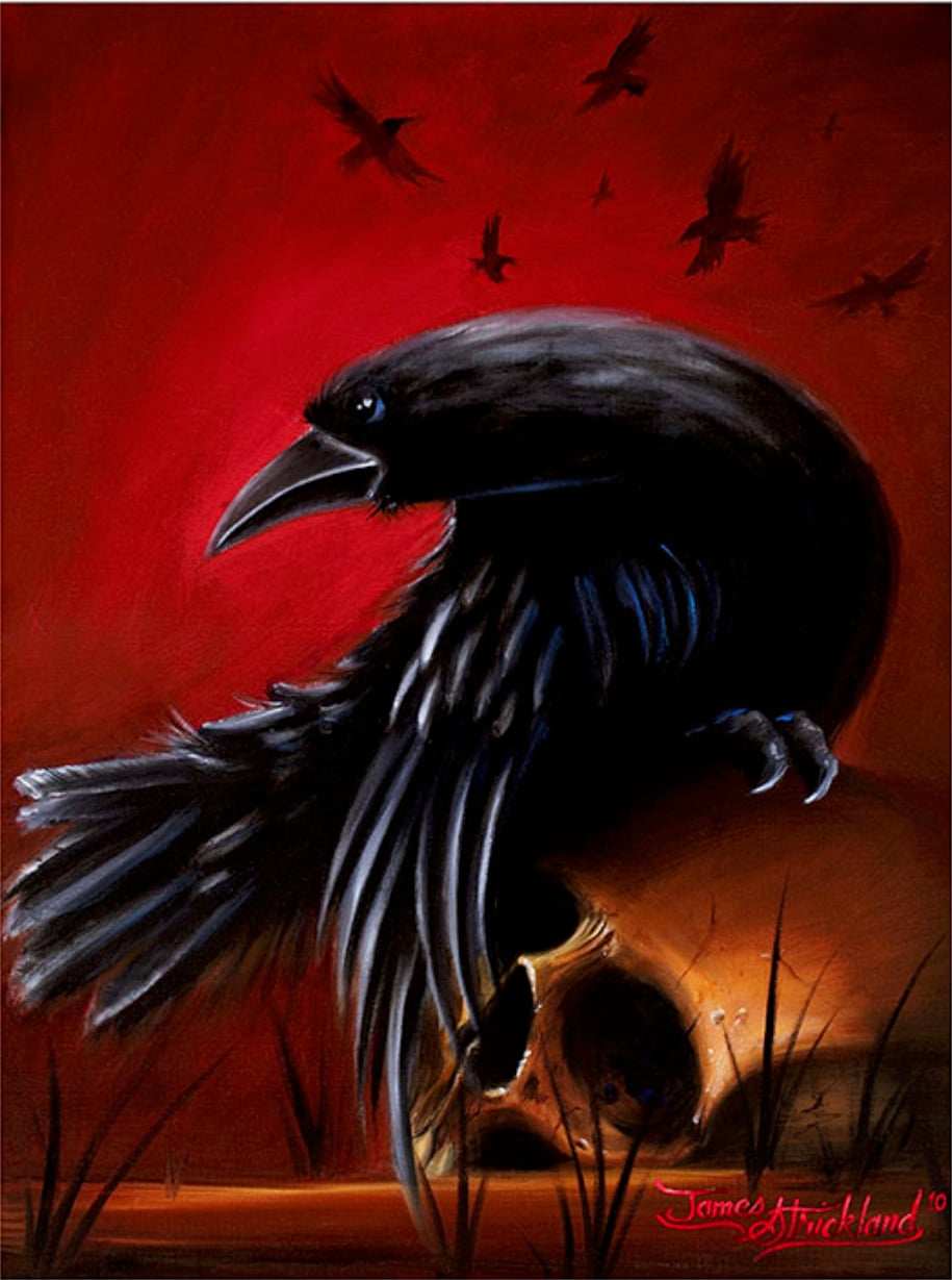 Black Market Art Company Crow Print - Black Market Art Company - Flyclothing LLC