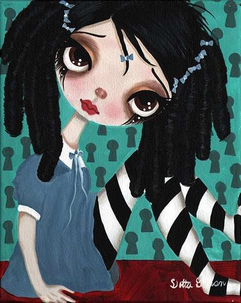 Black Market Art Company Curls Print - Black Market Art Company - Flyclothing LLC