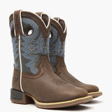 Durango® Lil' Rebel Pro Little Kid's Blue Western Boots - Durango - Flyclothing LLC