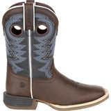 Durango Lil' Rebel Pro™ Big Kid's Blue Western Boot - Durango - Flyclothing LLC
