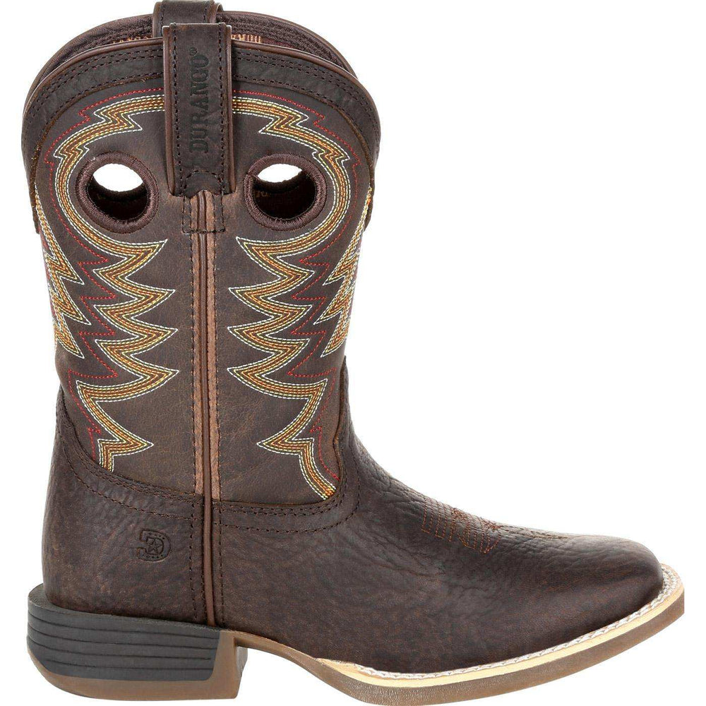 Durango Lil' Rebel Pro™ Big Kid's Brown Western Boot - Durango - Flyclothing LLC