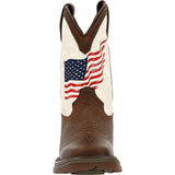 Lil' Rebel™ by Durango Little Kids Distressed Flag Western Boot - Durango - Flyclothing LLC
