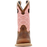 Lil’ Rebel™ by Durango Big Kids’ Dark Chestnut Bubblegum Western Boot - Durango - Flyclothing LLC