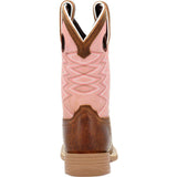 Lil’ Rebel™ by Durango Big Kids’ Dark Chestnut Bubblegum Western Boot - Durango - Flyclothing LLC