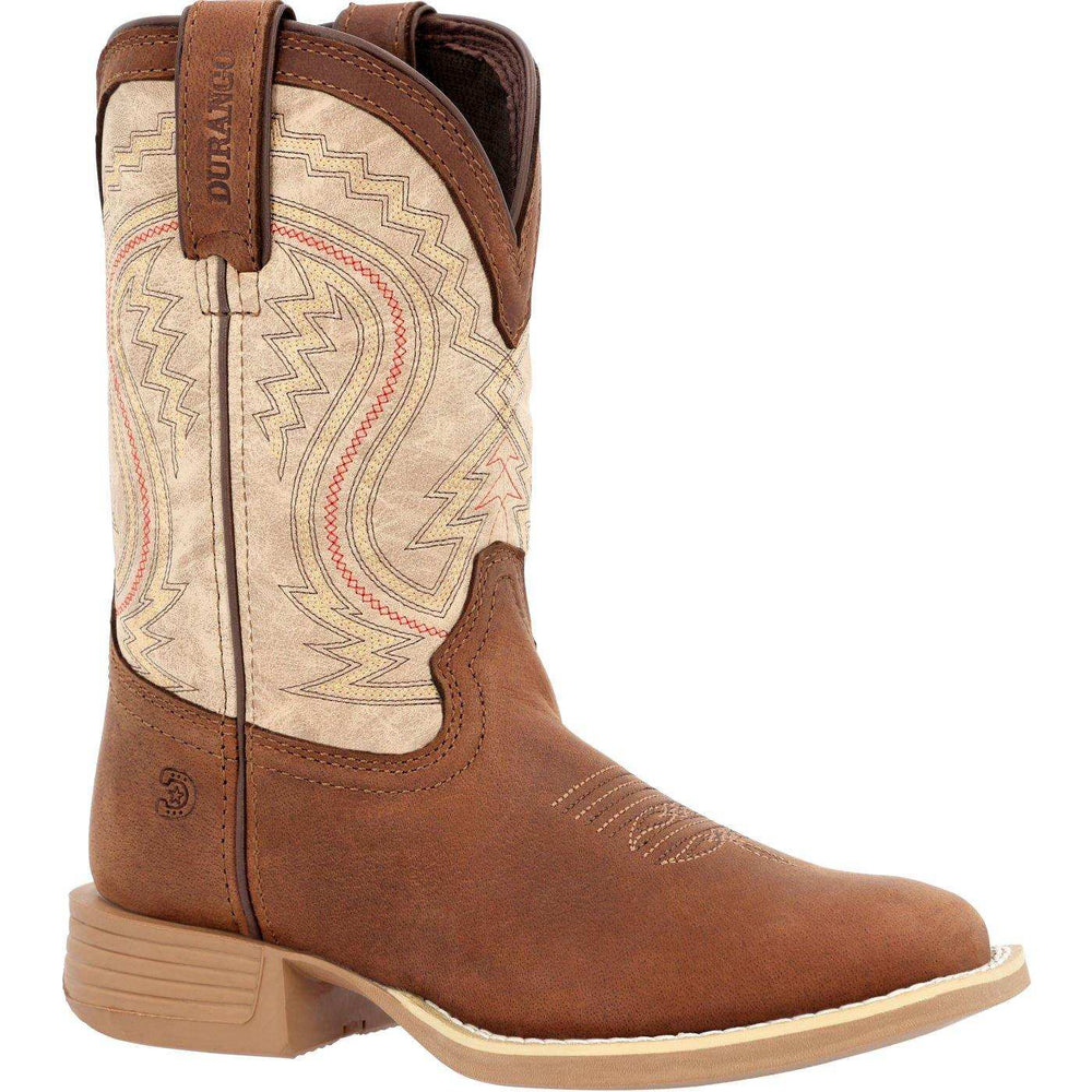 Durango Lil' Rebel Pro™ Little Kids' Coffee and Bone Western Boot - Durango - Flyclothing LLC