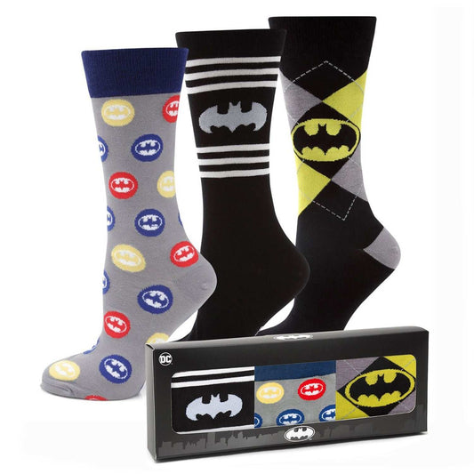 DC Batman 3 Pack Sock Gift Set - Cufflinks.com - Flyclothing LLC