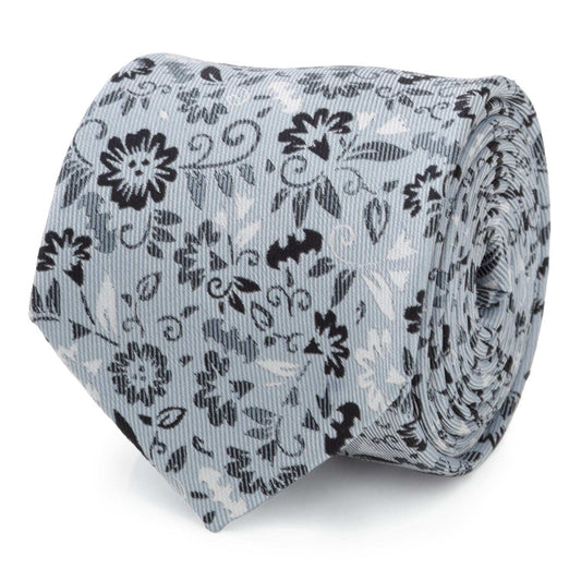DC Batman Patterned Floral Blue Men's Tie - Cufflinks.com - Flyclothing LLC