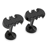 DC Batman Stainless Steel Carbon Fiber Cufflinks