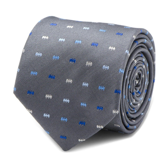 DC Batman Icon Gray Mens Tie - Cufflinks.com - Flyclothing LLC