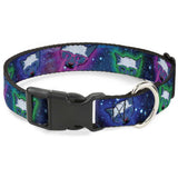 Plastic Clip Collar - Laser Eye Cats in Space - Buckle-Down - Flyclothing LLC