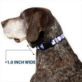 Plastic Clip Collar - BUCKLE-DOWN Shapes Blue/White - Buckle-Down - Flyclothing LLC