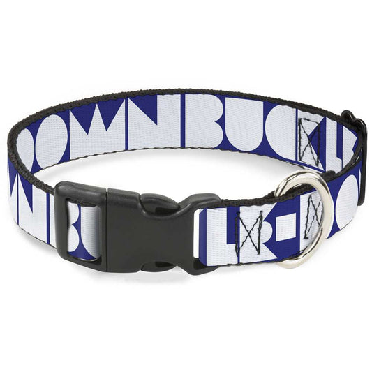 Plastic Clip Collar - BUCKLE-DOWN Shapes Blue/White - Buckle-Down - Flyclothing LLC