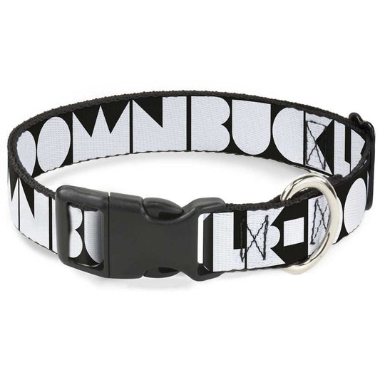 Plastic Clip Collar - BUCKLE-DOWN Shapes Black/White - Buckle-Down - Flyclothing LLC