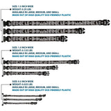 Plastic Clip Collar - BUCKLE-DOWN Shapes Black/Camo White/Black - Buckle-Down - Flyclothing LLC