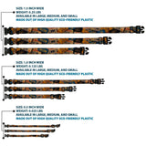 Plastic Clip Collar - Cali License Plates Stacked Vintage - Buckle-Down - Flyclothing LLC