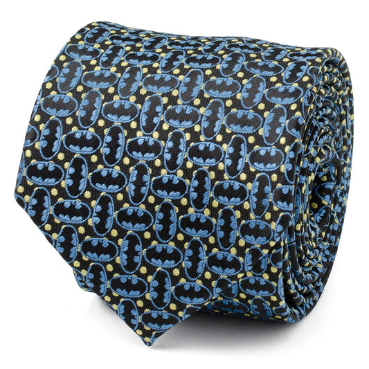 DC Batman Emblem Multi Black Men's Tie - Cufflinks.com - Flyclothing LLC