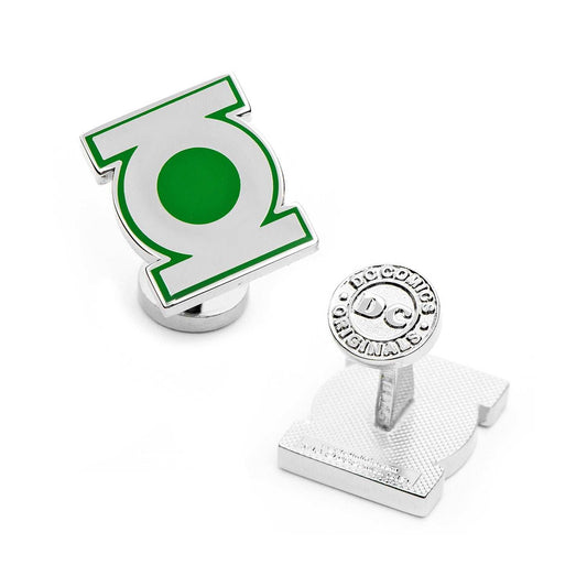 DC Green Lantern Symbol Cufflinks - Cufflinks.com - Flyclothing LLC